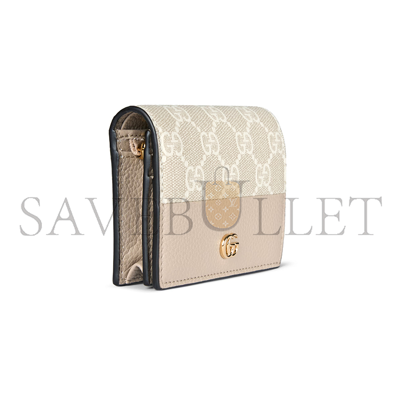 GUCCI BI-COLOR GG MARMONT SMALL WALLET 841358 (11*8.5cm) GUCCI BI-COLOR GG MARMONT SMALL WALLET 841358 (11*8.5cm)